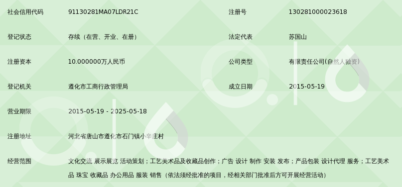 遵化市安坤泽华文化艺术交流